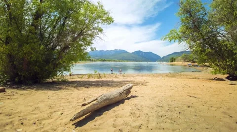 Lake timelapse dolly fast Stock-Footage 53821876