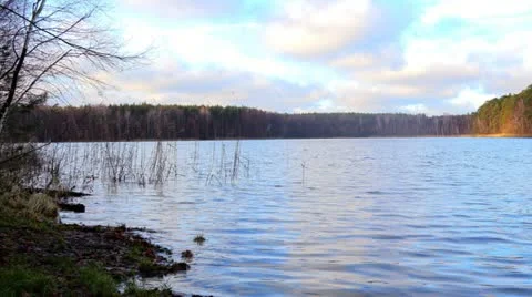 Lake timelapse Stock Footage 18185806