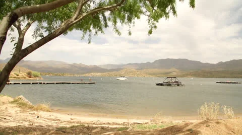 Lake Timelapse Stock Footage 24755375