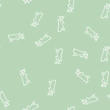 Lake titicaca line seamless pattern Stock Illustration