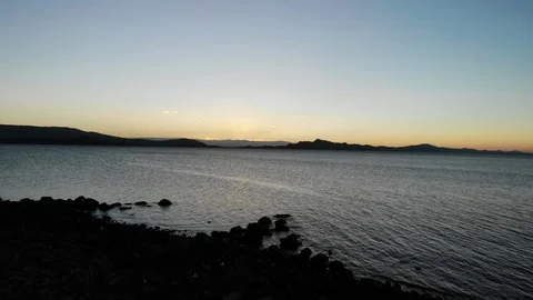 Lake Titicaca Sunset Stock Footage