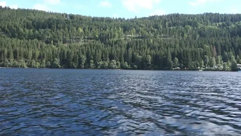 On Lake Titisee in the Black Forest, Germany Video stock 81746989