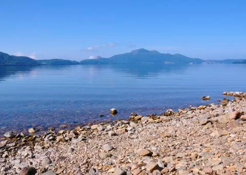 Lake toya Stock Photos
