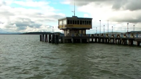 Lake Trasimeno Video stock 155214432