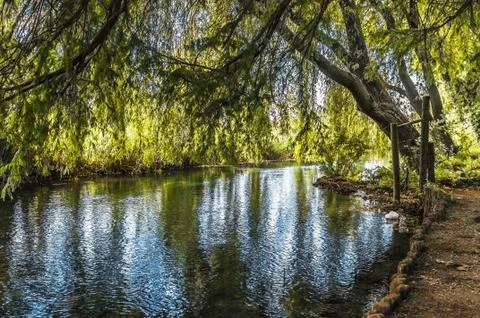 Lake of Umbria Stock Photos