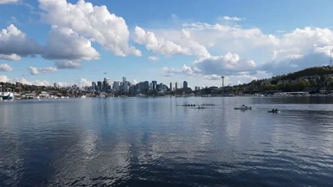 Lake Union Video stock 231350377