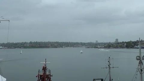 Lake Union in Seattle Stock Footage 119038646