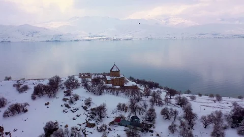 Lake Van, Gevas, Eastern Turkey Stock Footage 125260484