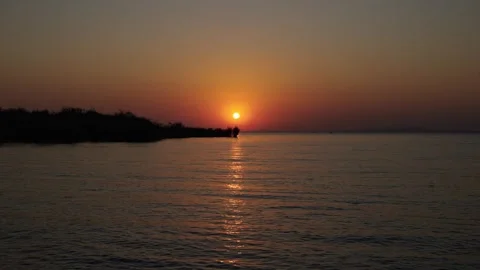 Lake Victoria Sunset Stock Footage 327985704