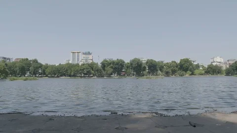 Lake in Vietnam Video stock 124833878