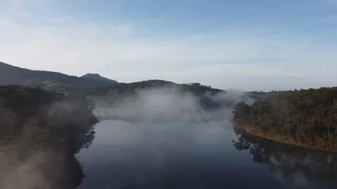 Lake in Vietnam Stock Footage 132437516