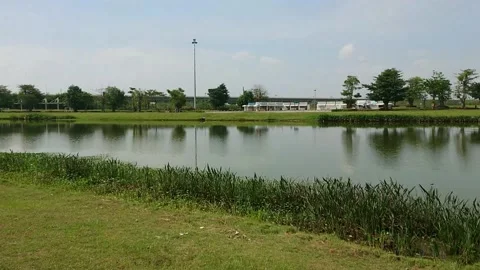 Lake view in the Afternoon Stock Footage 201143605