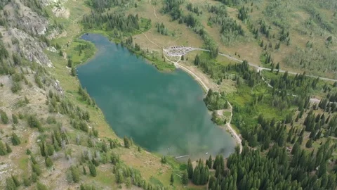 Lake view from the air 動画素材 296795273