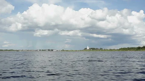 Lake View from the boat 스톡 동영상 41632209