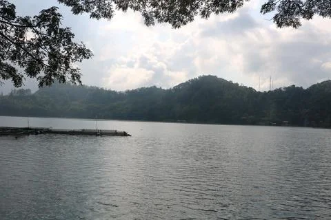 Lake View with Cloud Stock Photos