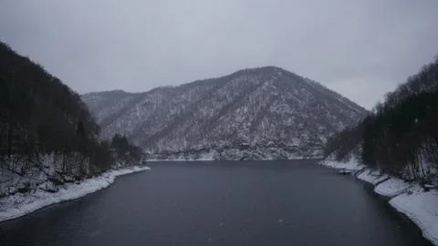 Lake View from Dam Stock Photos