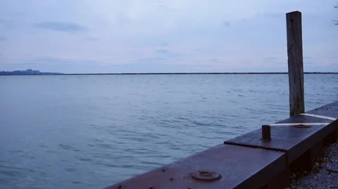 Lake view from the docks Stock-Footage 57671125