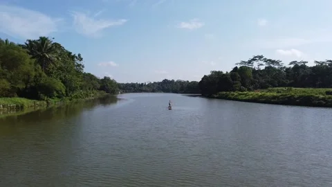 Lake view by drone Video stock 198721354