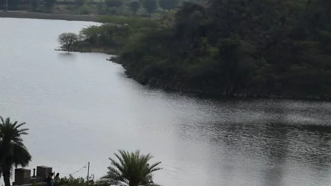 Lake view of evening time. Stock Footage 170118227