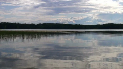 Lake view Stock Footage 983089