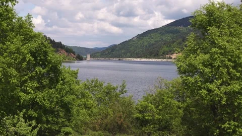 Lake view in Forest Stock Footage 283854918