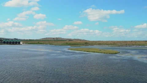 A lake view from istanbul Stock Footage 171372117