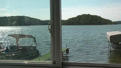 Lake View - Pan to Fruit Bowel 動画素材 12592489