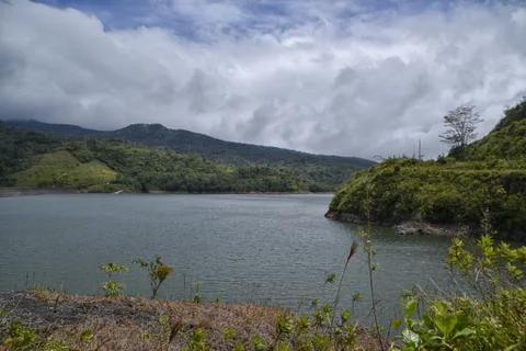 Lake view Stockfoto's