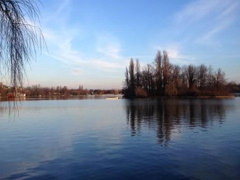 Lake view Stock Photos
