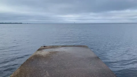 Lake view from small pier 動画素材 170762378