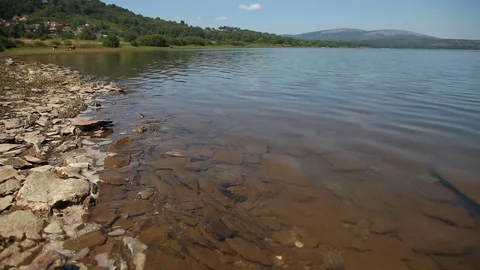 Lake Vlasina Stockbeeldmateriaal 78801877