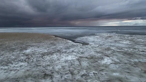 Lake Võrtsjärv Stock Footage 252255404