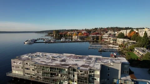Lake Washington during Sunset 動画素材 263692759
