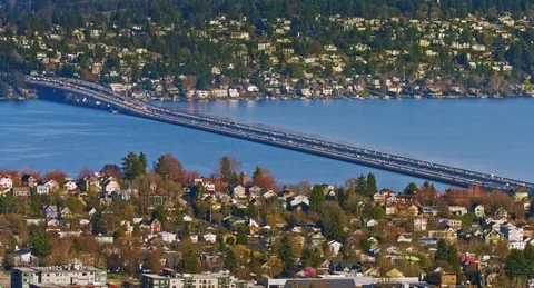 Lake Washington Freeway Bridge Vidéo 90378980