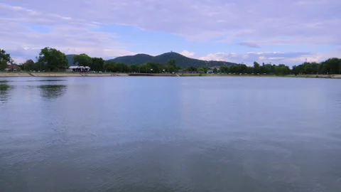 Lake water surface TIME LAPSE 库存影片 201192145