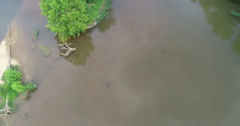 Lake to the Waterfall Stock Footage 138335005