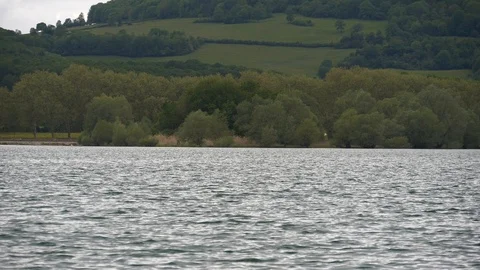 Lake Waves in Slow Motion Stock Footage 109133688