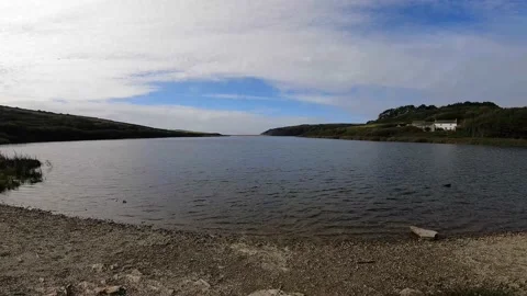 Lake WIde Angle Stock Footage 162256662