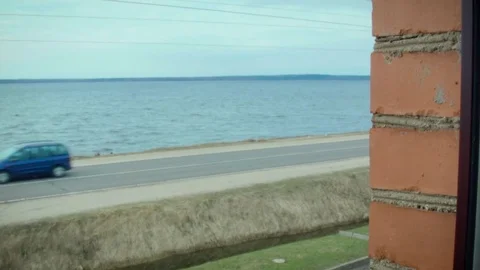Lake From A Window Video stock 75411151