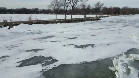 Lake Winnebago Ice Video stock 233477906