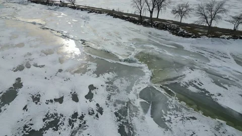 Lake Winnebago Ice Video stock 233477912