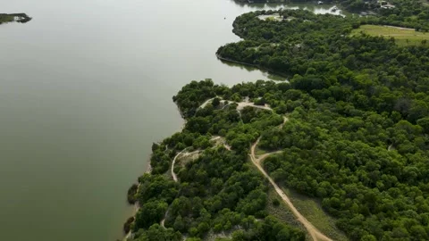 Lake Worth Fort Worth Texas Marion Sansom Park Aerial Footage 3 Stock Footage 197014150