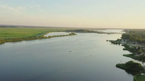 Lake in Zeewolde The Netherlands Stock Footage 228833192