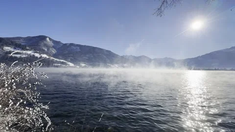 Lake Zell Stock Footage 297013153