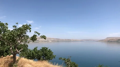 Lake of Zeugma Video stock 114271369