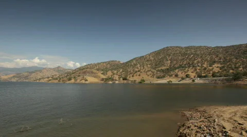 Lake_kaweah01 Stock Footage 458118