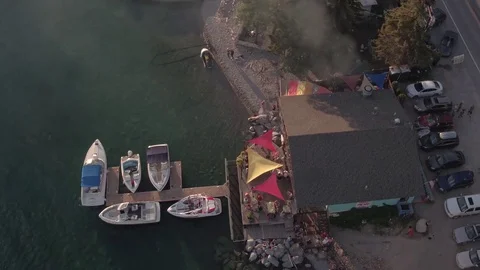 LakeBar1 4K Stock Footage 74071330