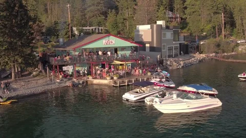 LakeBar2 4K Stock Footage 74071326