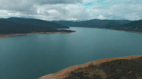 Lakefront Nature Cloudy Shore 스톡 동영상 274750178