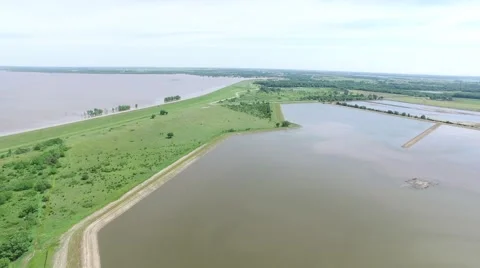 Lakes Aerial Stock Footage 66574247